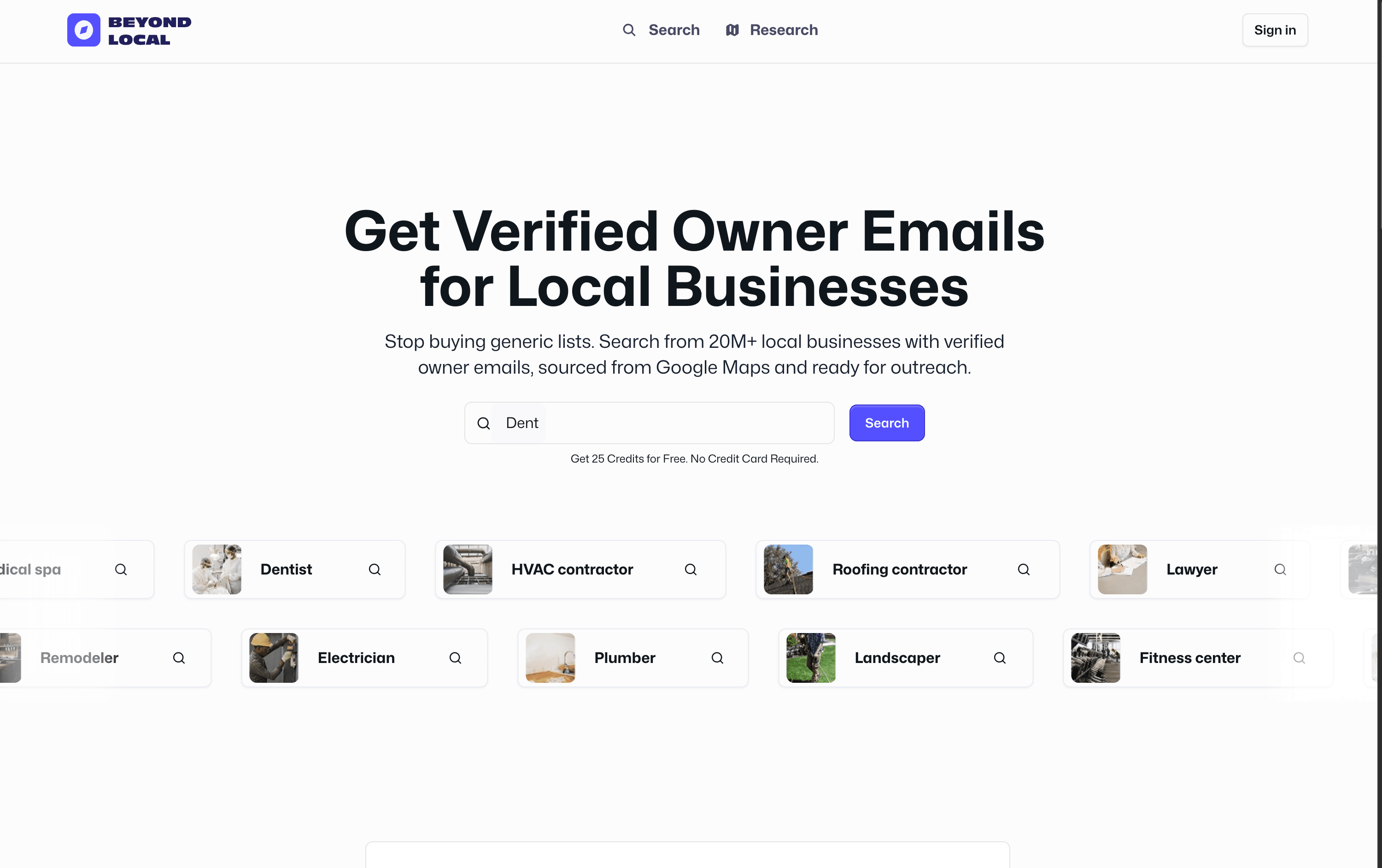 Local Business Intelligence Tool